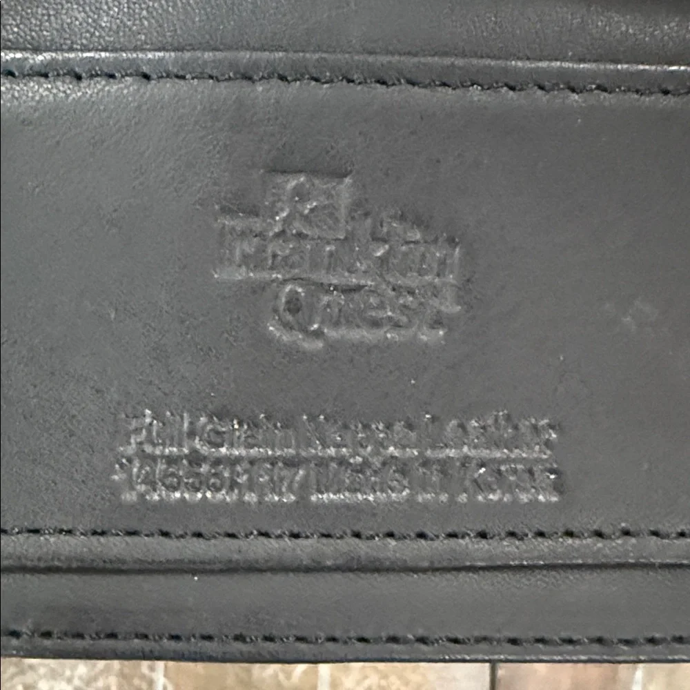 VTG Franklin Quest 1465-6117 Full Grain Nappa Leather Briefcase Black - Korea